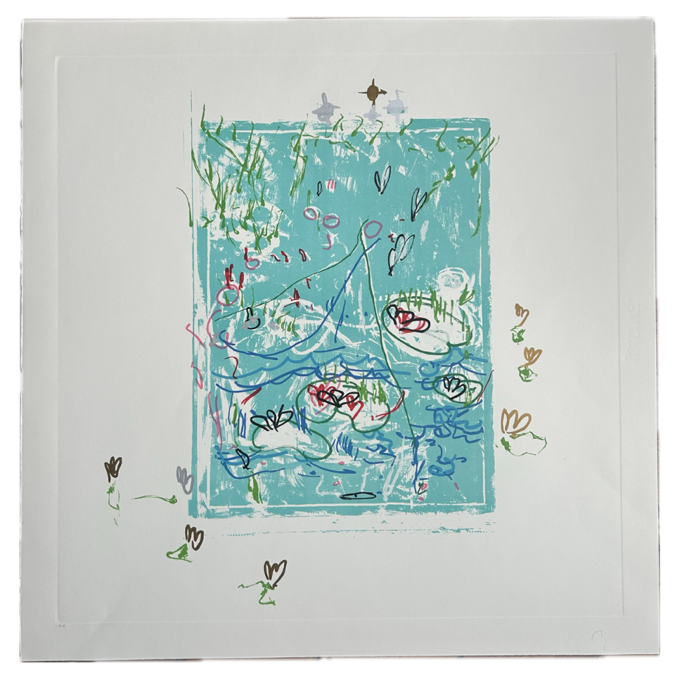 mario schifano - WHATER LILIES