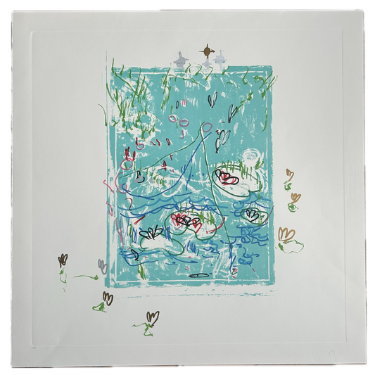 mario schifano - WHATER LILIES