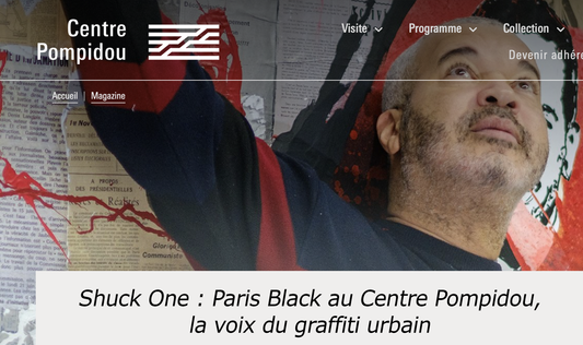 Shuck One : Paris Black au Centre Pompidou, la voix du graffiti urbain