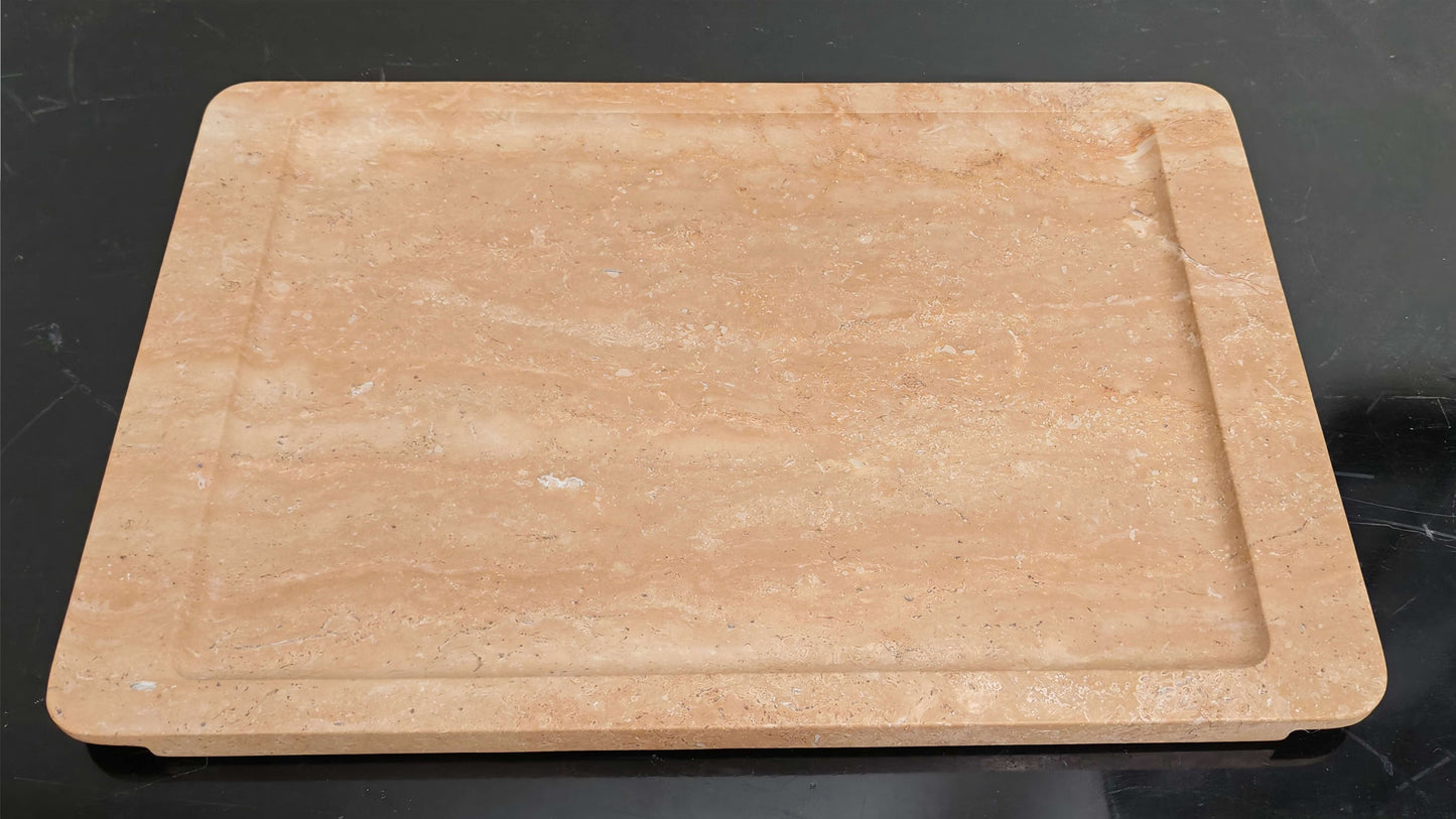 vie del marmo - TRAVERTINE TRAY